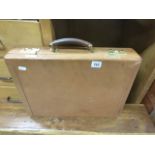 Papworth Leather Luggage Briefcase with key