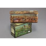 Vintage Clarnico ' A Hunting we will go ' Advertising Tin and a ' Tally Ho ' Advertising Tin