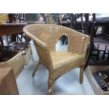 Wicker Conservatory Tub Chair