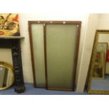 A pair of Edwardian frosted glass panelled doors from a chemists shop