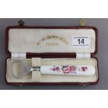 Cased Royal Crown Derby Bottle Opener