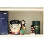 Boxed Royal Doulton Large Character Jug ' Dennis and Gnasher ' D7005 together with a Boxed Robert