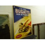 Replica Bugatti Tin Sign