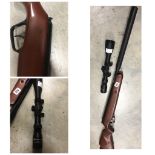 .22 Stoeger X20 S2 break barrel air rifle with nikko stirling telescopic sights