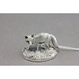 Silver Hallmarked Model of a Fox