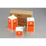 Boxed Plastic Guinness Retro Style Cruet Set