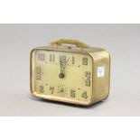 Art Deco travelling alarm clock