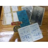 Quantity of early scout ephemera to include diary 1917 photographic images etc