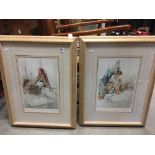 Gordon King; Two prints of females signed in pencil Bearing artists proof stamp