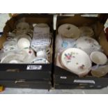 A collection of Meakin dinnerware