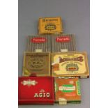 Cigars - 2 unopened packs 10 Pamela Villiger, Box Agio 5 Grand Prix , Box Mehari's 10 Senoritas