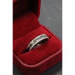 Silver and CZ full eternity ring