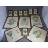 Collection of 12 prints including military