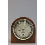 Unusual Early 20th century Oak Cased Winterhalder & Hofmeier Day Dial Calendar Clock with silvered