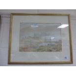 Framed & glazed Charles Cheston Durham watercolour