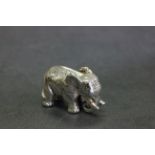 Novelty silver elephant