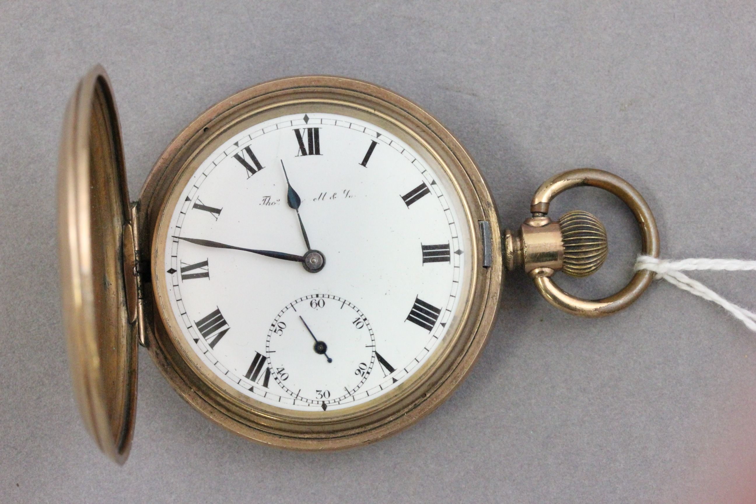 Gold plated pocket watch