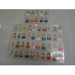 Football Cigarette Cards - Set of 50 Gallaher's Famous Footballers 1926 with brown backs, scarce