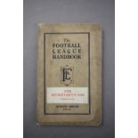 1931-32 The Football League Handbook which was sent to all Football League clubs and league