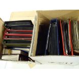 13 Albums with a quantity of FDI Covers and PQ cards, quantity of world part sheets and album of