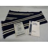 West Brom Players book for 1953/54 together with hand made scarf plus rare booklet by Tony