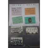 Rugby Union - Four vintage match tickets to include England v The Rest 1949. Welsh Rugby Final Trial