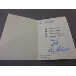 Christmas card from Peter Sellers with autograph 'To Nikki from Peter Sellers' 1974