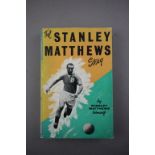 Football - The Stanley Matthews Story by Matthews 1st edn with d/j, signed by Matthews on plate page