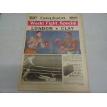 Boxing & Music Newspapers - Two newspaper relating to Cassius Clay plus one to the death of John