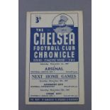 1947 Chelsea v Arsenal football programme played 1st November 1947 in Arsenal's Championship winning