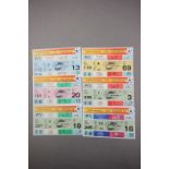 Six World Cup Spain 82 football match tickets to include Northern Ireland v France (2nd phase), West