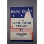 1936 England v Scotland football programme played at Wembley 4th April 1936