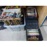 Vinyl - Large collection of LP's & 45's from various genres from 1960's onwards including 3 cases