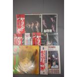 Vinyl - Rolling Stones - An excellent collection of 8 lps Japanese pressings consisting of Rolling