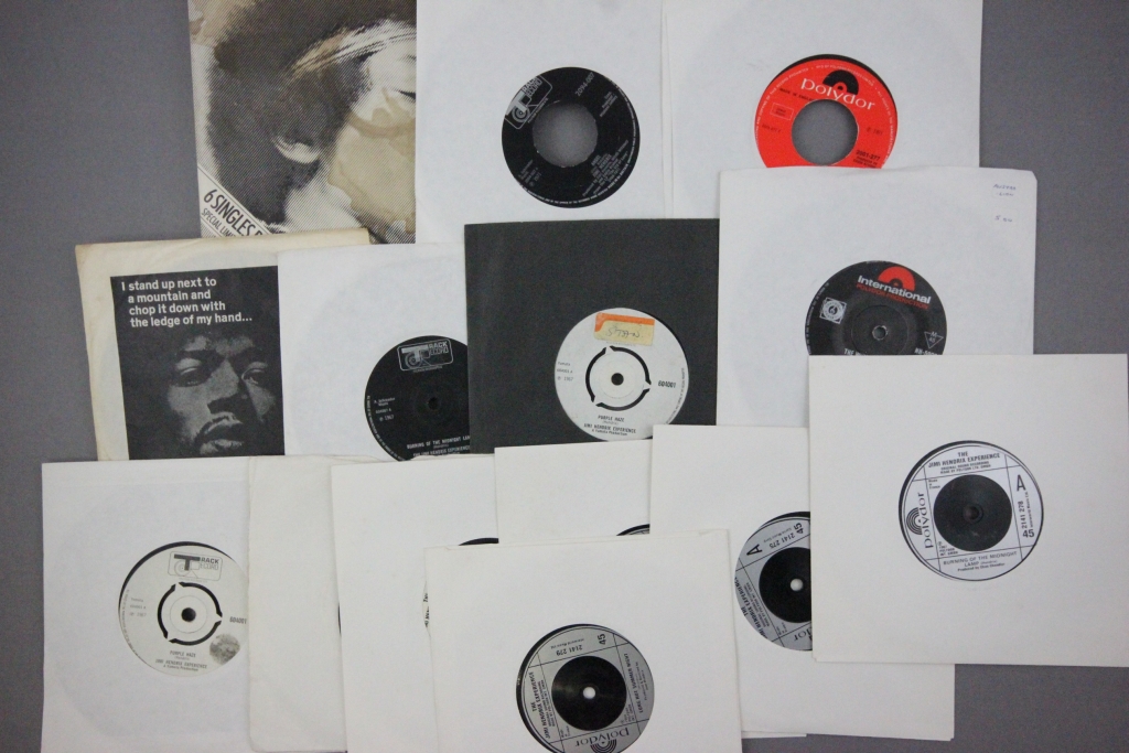 Vinyl - Jimi Hendrix - A nice collection of 13 45s covering titles from Hey Joe through to Johnny