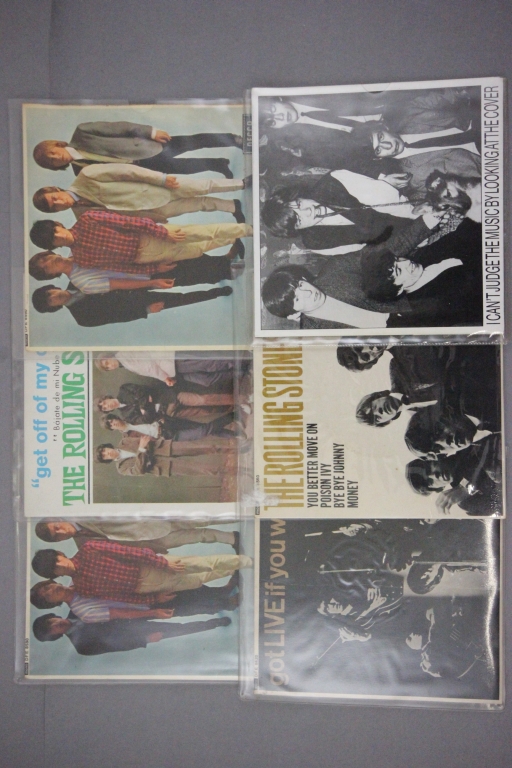 Vinyl - Rolling Stones - An excellent collection of 6 EPs to include 5 x 5 , two copies, Got live if