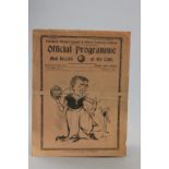 1935 Tottenham Hotspurs v Arsenal football programme played 6th March 1935 (gd with pencil team