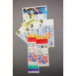 Seven World Cup match tickets to include USA 94 x 2 (USA v Colombia & Nigeria v Bulgaria), France