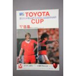 1981 Toyota Cup World Club Championship football programme played in Tokyo Liverpool v Flamengo of