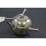 Silver Novelty Miniature Teapot marked ' Pepper ', Sheffield 1905 James Dixon & Sons