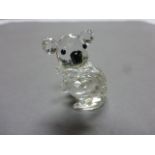 Boxed Swarovski Silver Crystal Koala 7673NR40 44mm retired 1993