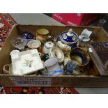 A collection ceramics and other items to include Poole, Honiton and various others