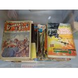 A collection of comics to include Commando, Buffalo Bill and various others