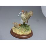 Boxed Border Fine Arts - Stubble Surprise model No. B0302 by John Brown on wood base with