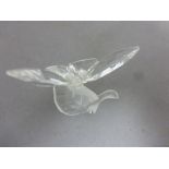 Boxed Swarovski Silver Crystal Butterfly on a Leaf 7615000003 63mm