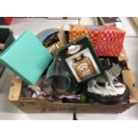 Group of miscellaneous items to include; boxed Border Fine Arts Hot Dogs, glassware etc