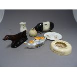 Mixed Lot including Shelley Mabel Lucie Attwell Fairy Plate, Guinness is Good For You Dish,