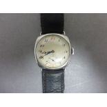 Vintage Gents cushion case Longines wristwatch