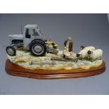 Border Fine Arts - Frosty Morning model by Ray Ayres on wood base with certificate ltd edn 1235 of