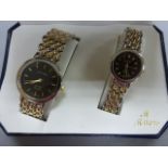 Boxed set his and hers Milano watches